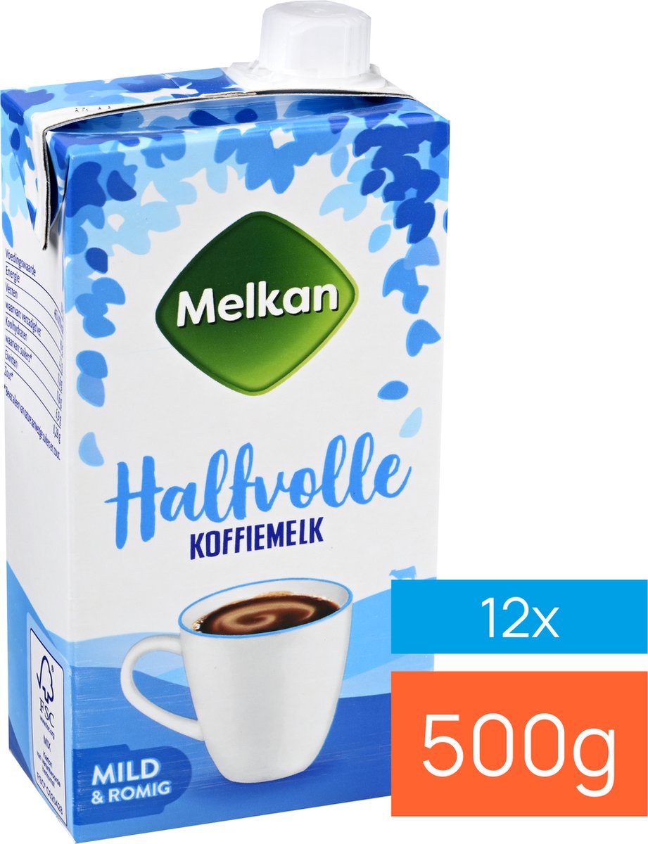 Goedkoopste Melkan Halfvolle Koffiemelk 500g