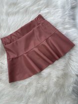 rok - imitatieleer - Pink - Maat 140