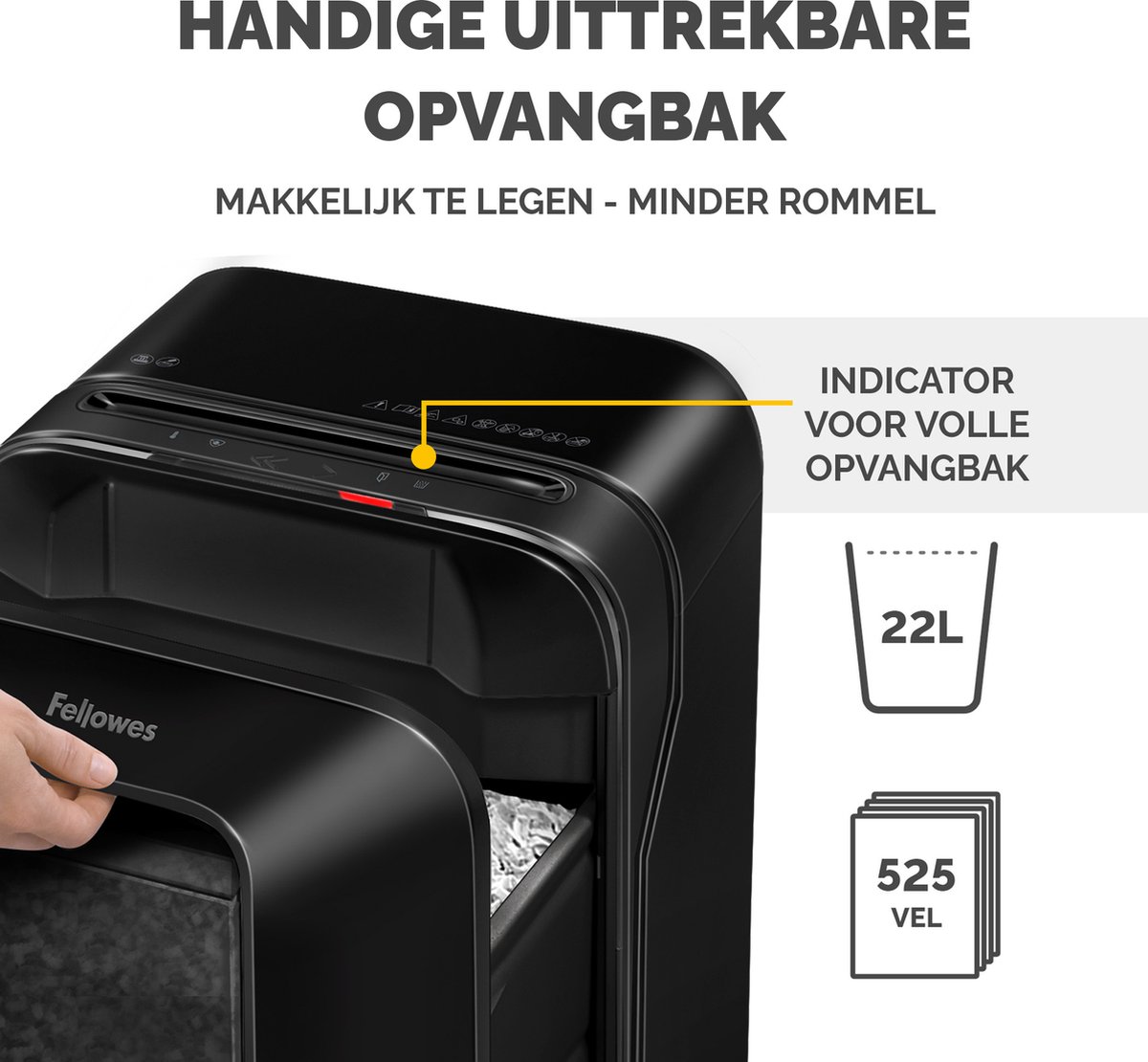 Fellowes LX201 Papiervernietiger / Papierversnipperaar – P‑5 Micro‑Cut – 12 vellen – Ook voor pasjes – 100% Jam Proof thumbnail 3