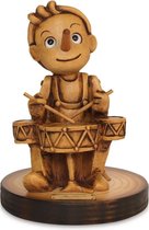 Beeld Pinokkio drumstel 14 x 10 cm - Music Collection | Bartolucci