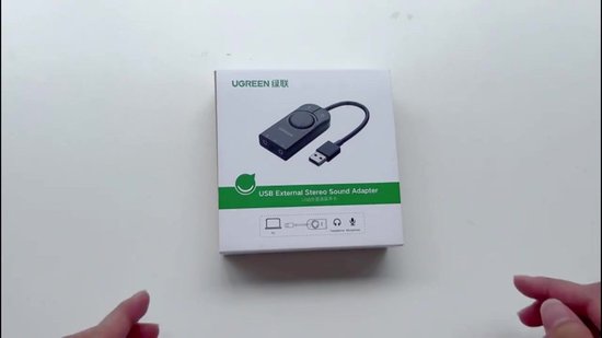 UGREEN Adaptateur USB vers Jack 3,5mm Carte Son Externe USB
