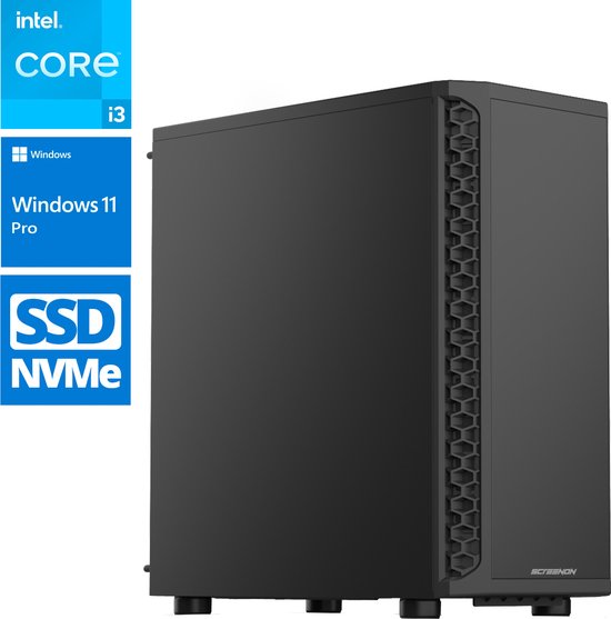 ScreenON - Intel Core i3 - 500GB SSD - GTX 1650 - Home/OfficePC.Z420133 + WiFi & Bluetooth