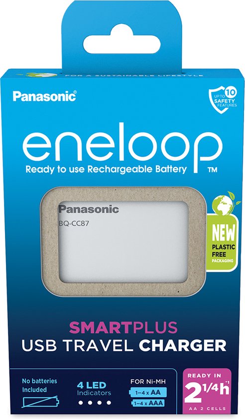 Panasonic Eneloop BQ-CC87USB batterij lader