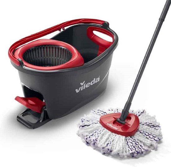 emmer, vloerwisser , poetsemmer \ Dweilmop set - cleaning bucket with mop head