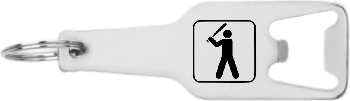 Akyol - baseball flesopener - Honkbal - beste honkballer - spot - cadeau voor de beste honkballer - accessoires - 105 x 25mm