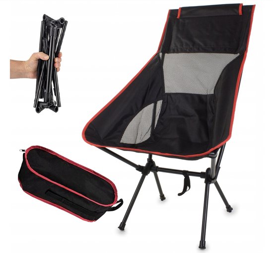 plannen Groenten ik heb het gevonden Visstoel met rugleuning opvouwbaar - 120 kg - Strandstoel inklapbaar -  Campingstoeltje... | bol.com
