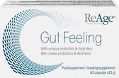 Gut Feeling - Probiotica - 60 Kurkuma (Curcumine) capsules - Darmen, stoelgang, spijsvertering, opgeblazen gevoel, prikkelbare darm, buikkramp - Bifidobact. - LactoSpore - Aloë - Reishi - Curcuma - Inuline- Biotine - Vit B2 - 100% plantaardig - ReAge