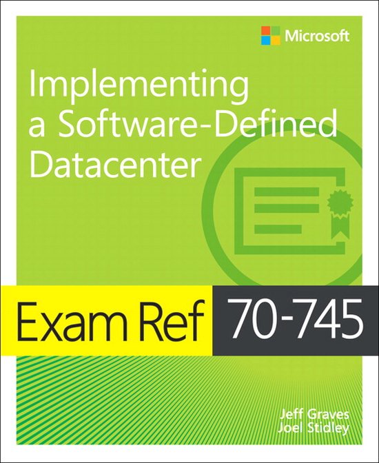 Exam Ref 70-745 Implementing a Software-Defined DataCenter - cover