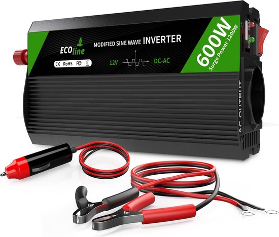 Green Cell® 300W/600W Convertisseur de Tension DC 12V AC 230V Onduleur  Power Inverter - Green Cell