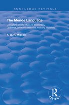 Routledge Revivals-The Mende Language