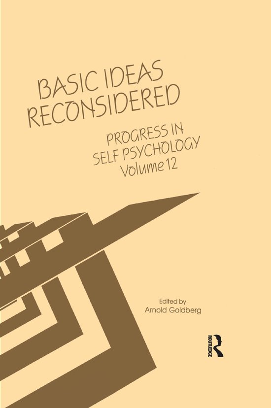 Progress in Self Psychology, V. 12 - cover