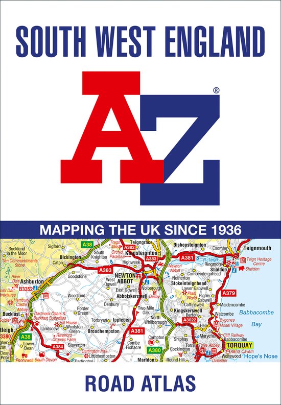 South West England A-Z Road Atlas - cover