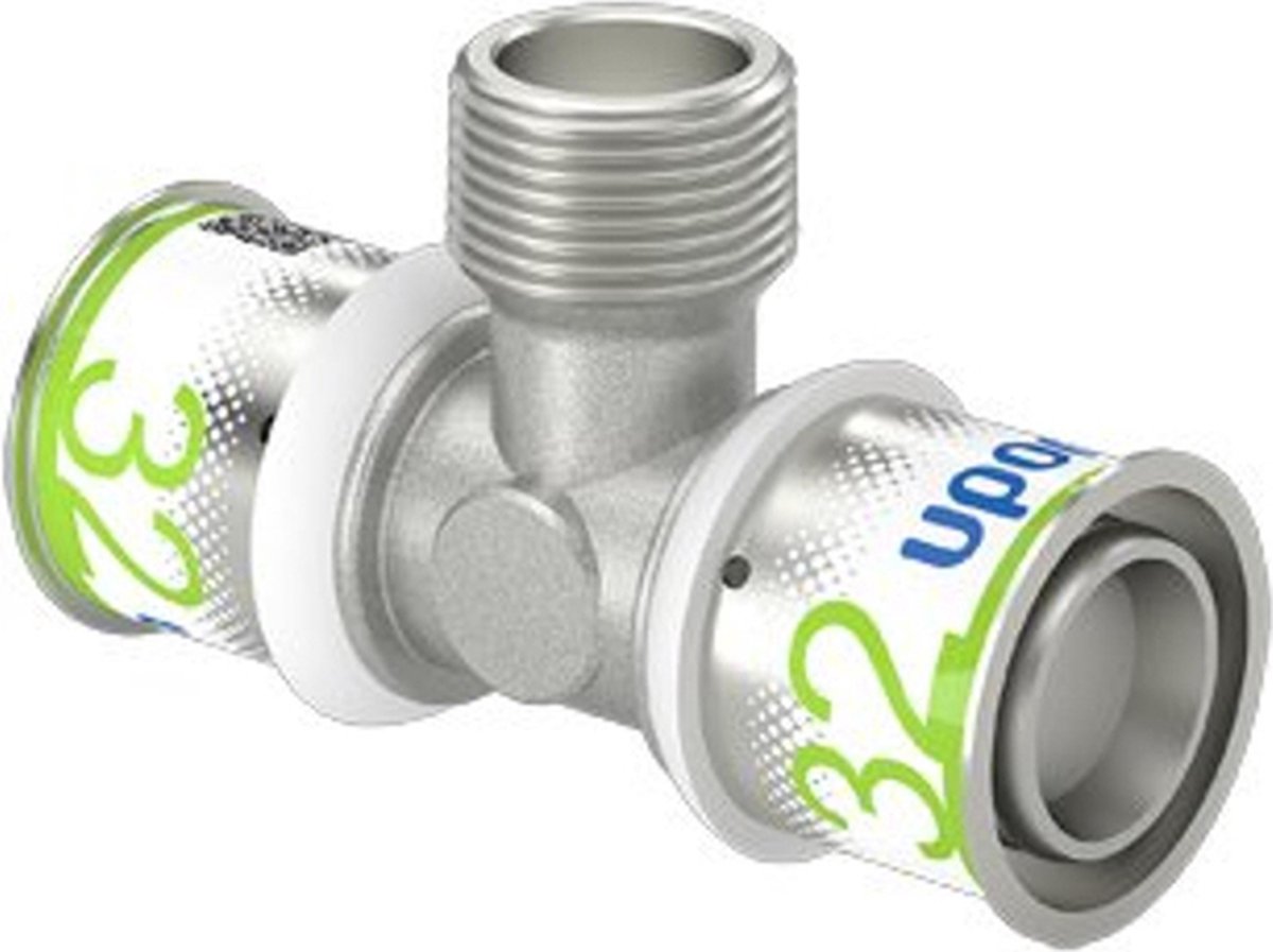 Uponor S-Press Plus pers T-stuk bu.dr. 32x3/4bux32mm