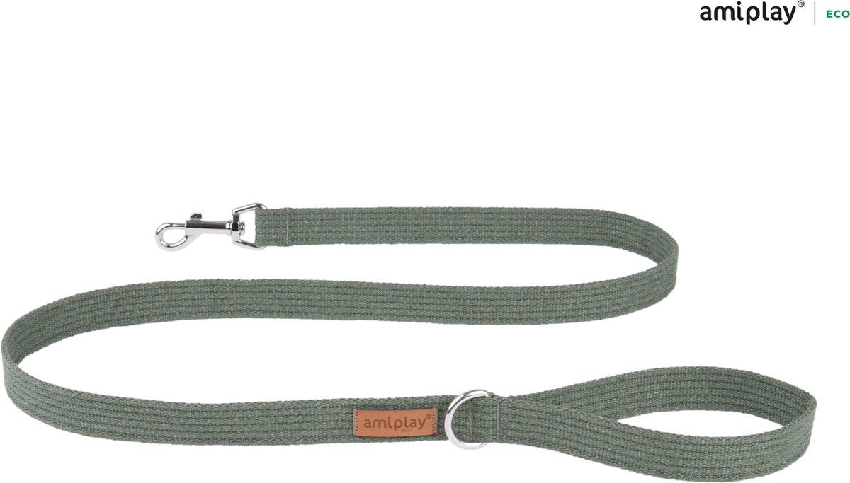 Amiplay Leiband Cotton khaki maat-XL / 140x3cm