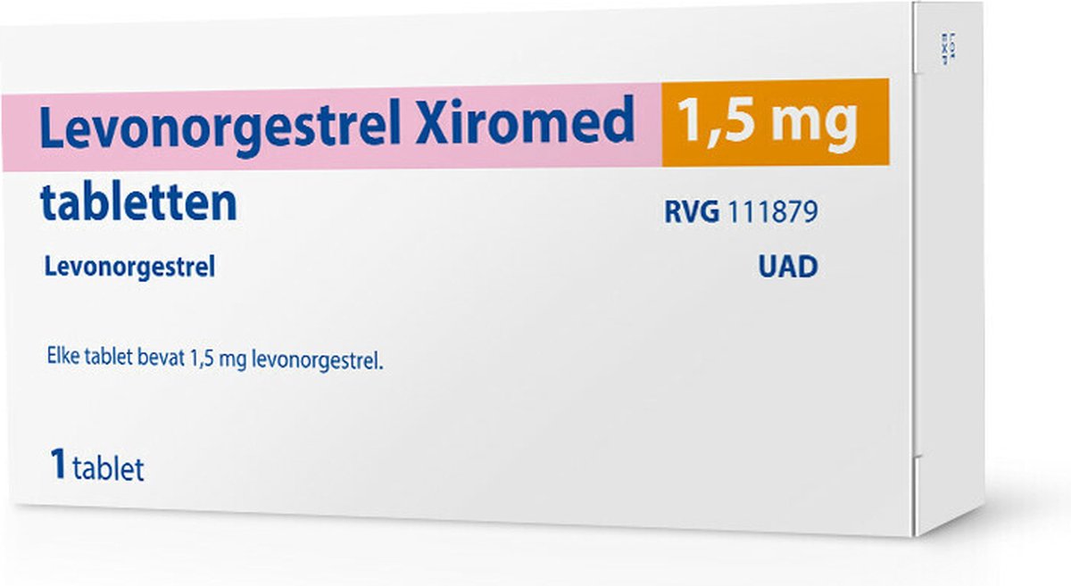 Goedkoopste Xiromed Levonorgestrel Noodanticonceptie - 2 x 1 tablet