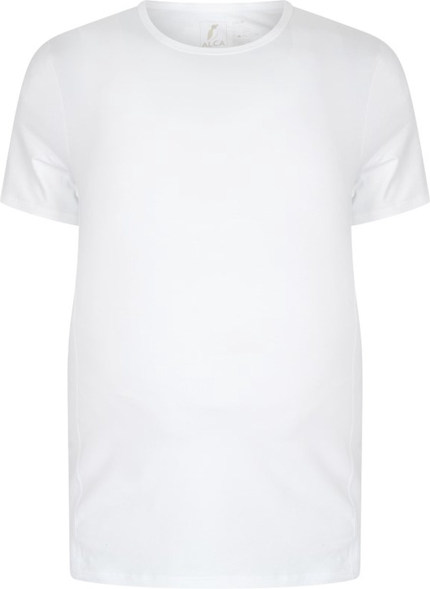Alca ronde hals T-Shirt Ronde Hals Usa Wit 3XL | Grote maten |Buikmaat 129 -134 cm buikomvang | XXXL