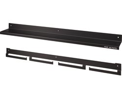 Medaillehanger + trofee wandplank 100 cm | Metaal | Zwart | Incl. zwarte schroeven | Bokaal | Sportprijs | Sportoverwinning