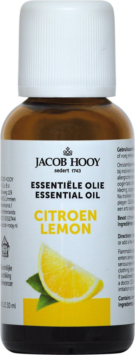 Goedkoopste Jacob Hooy Citroen - Etherische olie