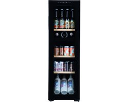 Bierkoelkast Portland - vol glazen deur - 72 flessen - Koelkast horeca - Bier koelkast voor Thuis - Flessenkoelkast- Drank koelkast - Bierkast