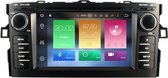 5730 Android 9 Navigatie Toyota auris 2007-2011 dvd carkit usb dab+