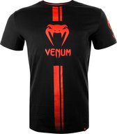 Venum T-Shirt Logos Zwart/Rood Extra Large