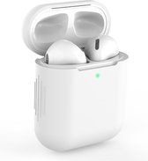 Hoesje voor Apple AirPods 1 en 2 - Transparant - Hoesje Siliconen Case Cover Bescherming