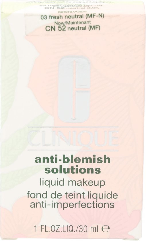 Clinique Anti-Blemish Solutions Liquid Foundation 30 ml - 03 Fresh Neutral - Clinique
