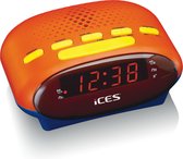 Ices ICR-210 Kids - Wekkerradio met Slaaptimer en Alarmfunctie - Kids