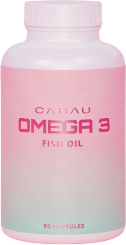 Cabau Omega 3 Visolie - Multivitamine - 90 Capsules - Van rund (halal) - Hoog in DHA & EPA - Voedingssupplement