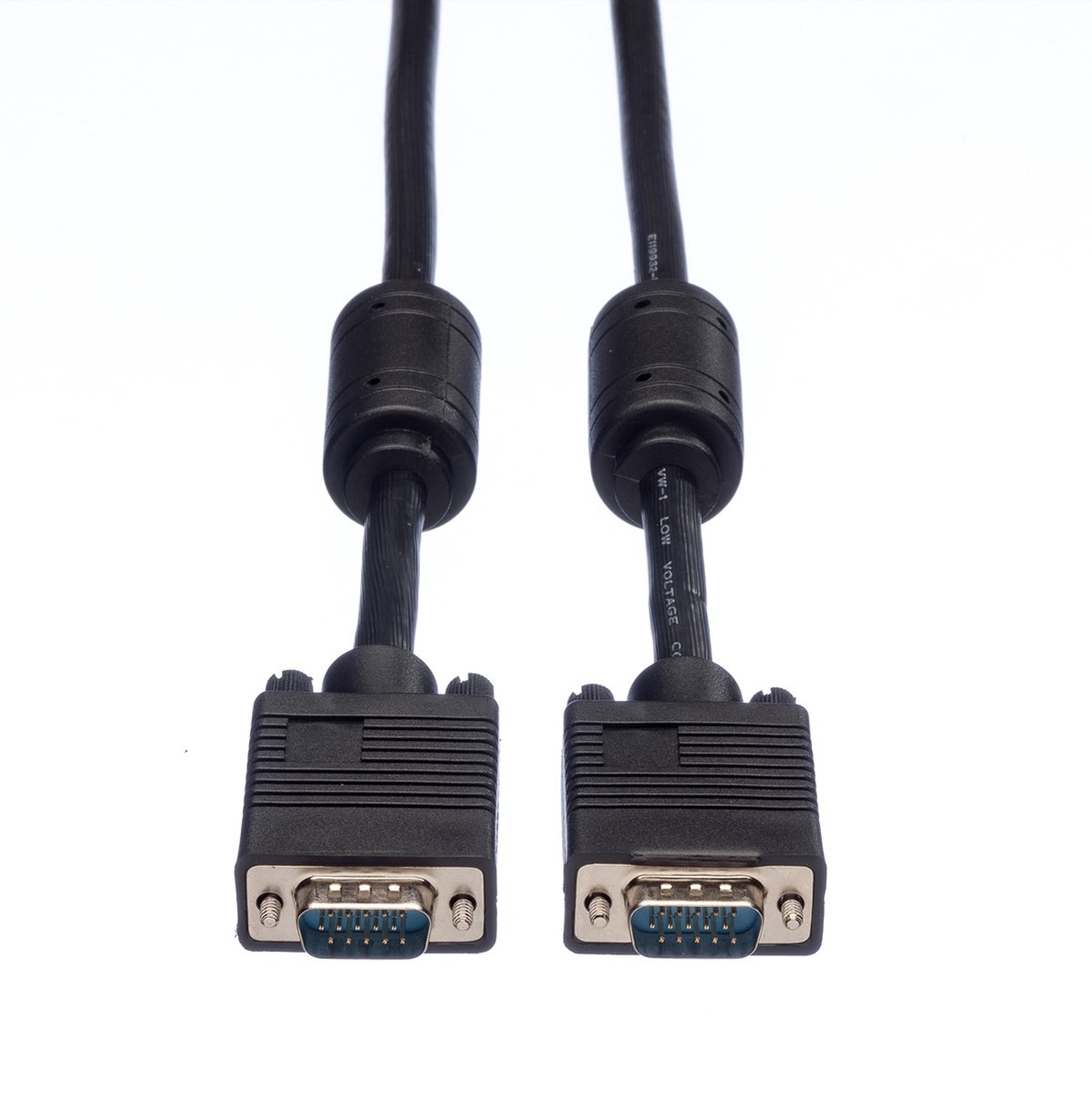 ROLINE SVGA High Quality Kabel met ferrietkernen + DDC, HD15M/M, 15pins, 20 m
