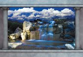 Fotobehang Waterfall  | XXXL - 416cm x 254cm | 130g/m2 Vlies