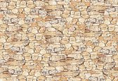 Fotobehang Stone Wall | XXXL - 416cm x 254cm | 130g/m2 Vlies