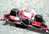 Fotobehang Formula 1 Racing Car Bricks | XXL - 312cm x 219cm | 130g/m2 Vlies