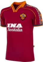 COPA - AS Roma 1998 - 99 Retro Voetbal Shirt - L - Rood