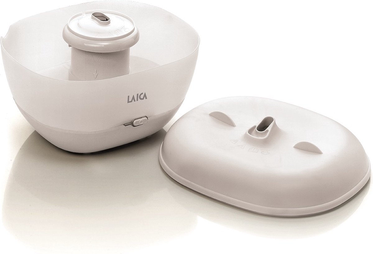 Laica HI3030 - stoombevochtiger - 1,8 liter - de beste hygiëne - met aroma dispenser