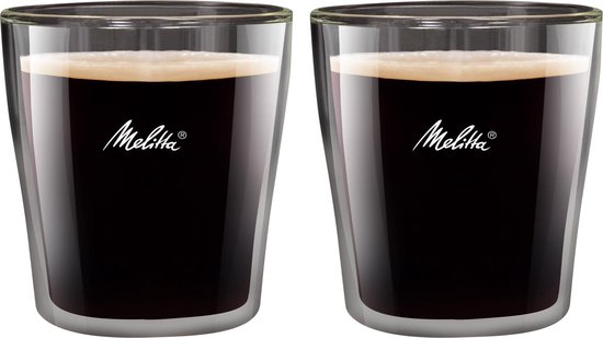 Foto: Melitta dubbelwandig espresso glas set 2 stuks 