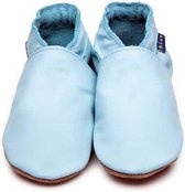 Inch Blue babyslofjes plain baby blue maat XL (14,5 cm)