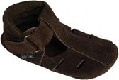 Baby Paws babyslofjes Sandal bruin suède