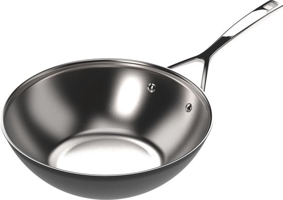Demeyere Black 5 Wok sans couvercle 30cm - 3l