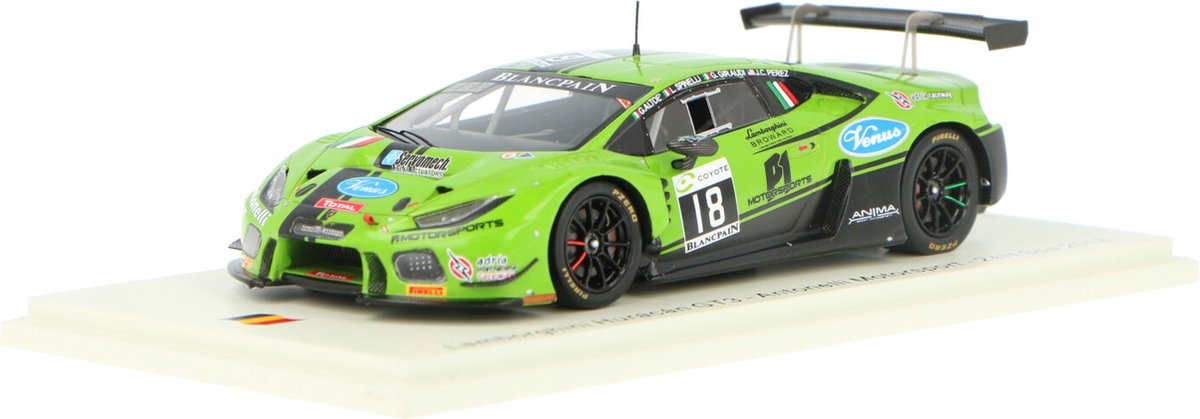 Lamborghini Huracán GT3 Spark Models Modelauto 1:43 2018 Juan Perez / Gianluca Giraudi / Loris
