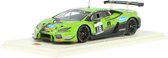 De 1:43 Modelauto van de Lamborghini Huracan GT3 GRT Team Antonelli Motorsport #18 van de 24H Spa van 2018. De coureurs waren J. Perez / G. Giraudi / L. Spinelli en G. Altoe. Het model is begrensd door 300 stuks. De fabrikant van he