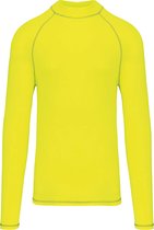 Herensportshirt met lange mouwen en UV-bescherming 'Proact' Fluorescent Geel - XL