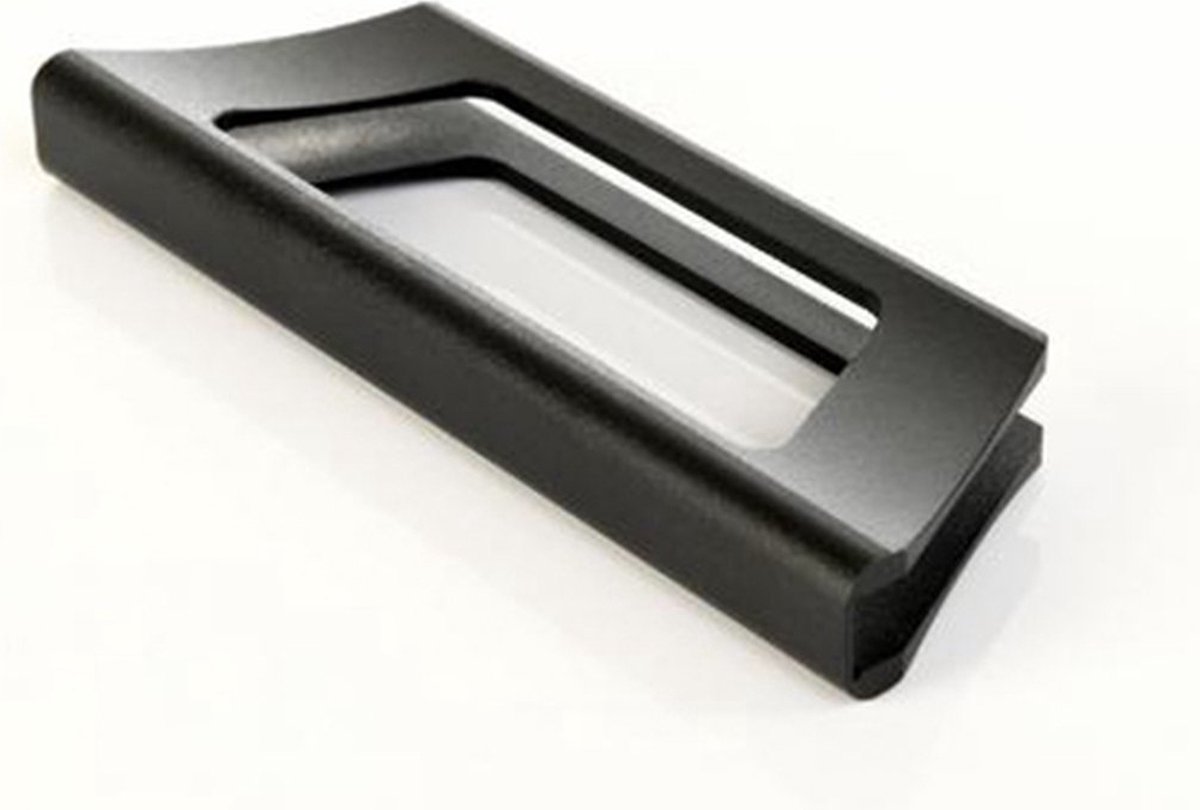 Kellux Handgreep - Antraciet - klembaar, voor gebruik op hardglas schuifwand, glazen schuifdeur systemen, geschikt voor een glasdikte van 10 mm.