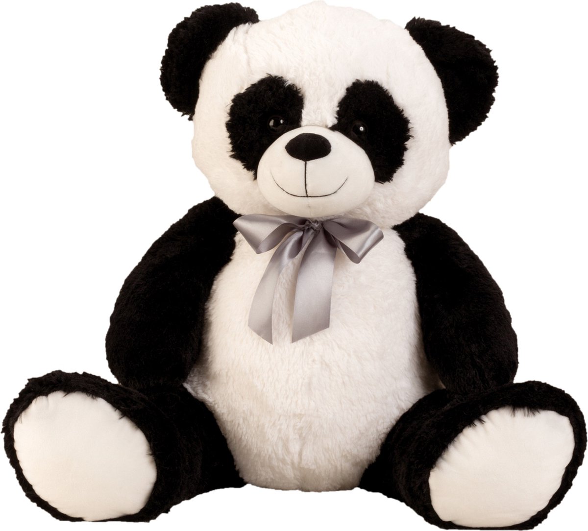 Panda beer knuffel van zachte pluche - 55 cm zittend/80 cm staand