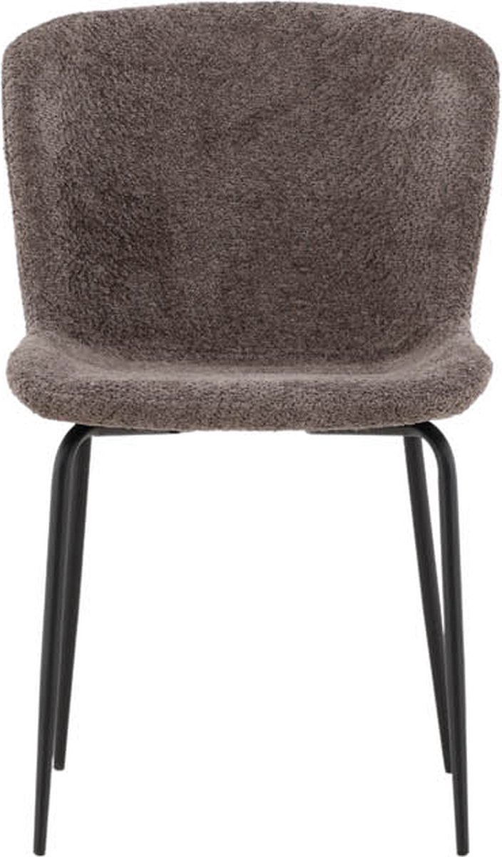 Modesto eetkamerstoel bruin.