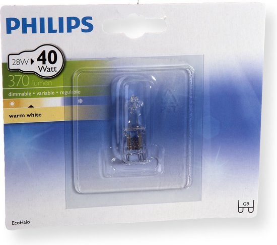 Philips Halogeen Capsule G9 28w = 40w 230-240V - Philips