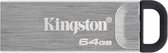 Kingston Technology DataTraveler Kyson lecteur USB flash 64 Go USB Type-A 3.2 Gen 1 (3.1 Gen 1) Argent