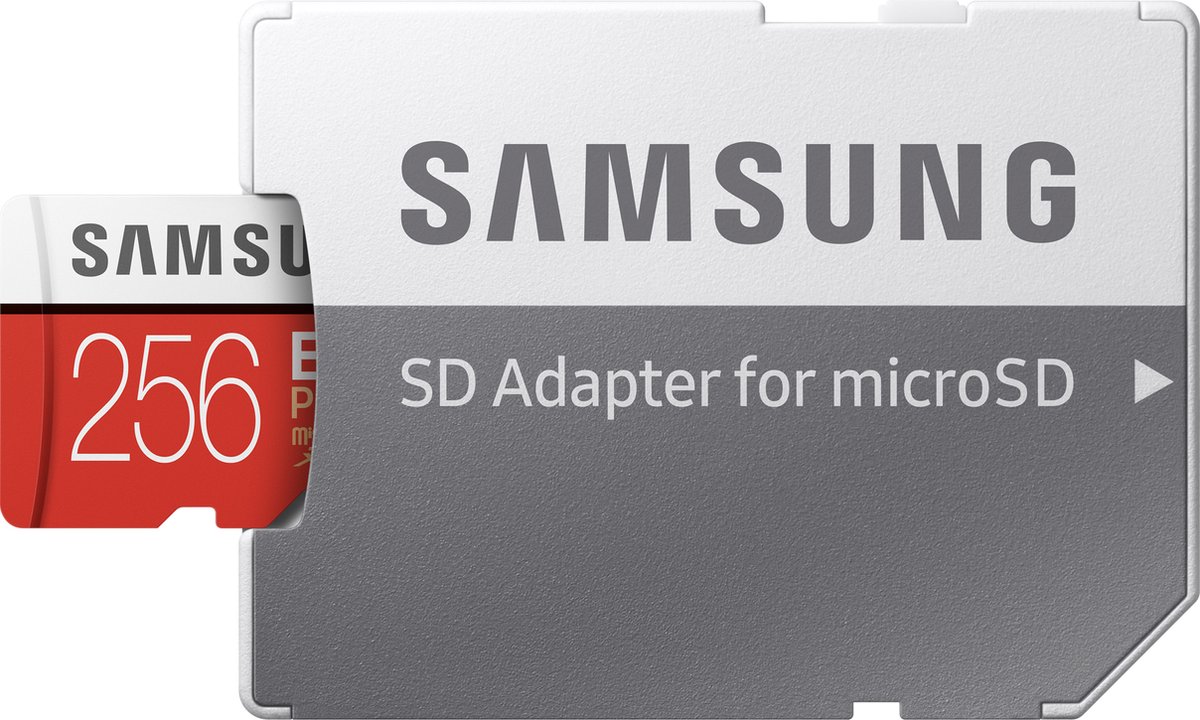 Samsung microSDXC EVO+ 256 GB 100MB/s CL 10 + SD adapter
