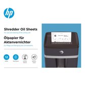 HP geolied papier - DIN A5 formaat - 12 Vellen - Plantaardig smeermiddel voor papierversnipperaar