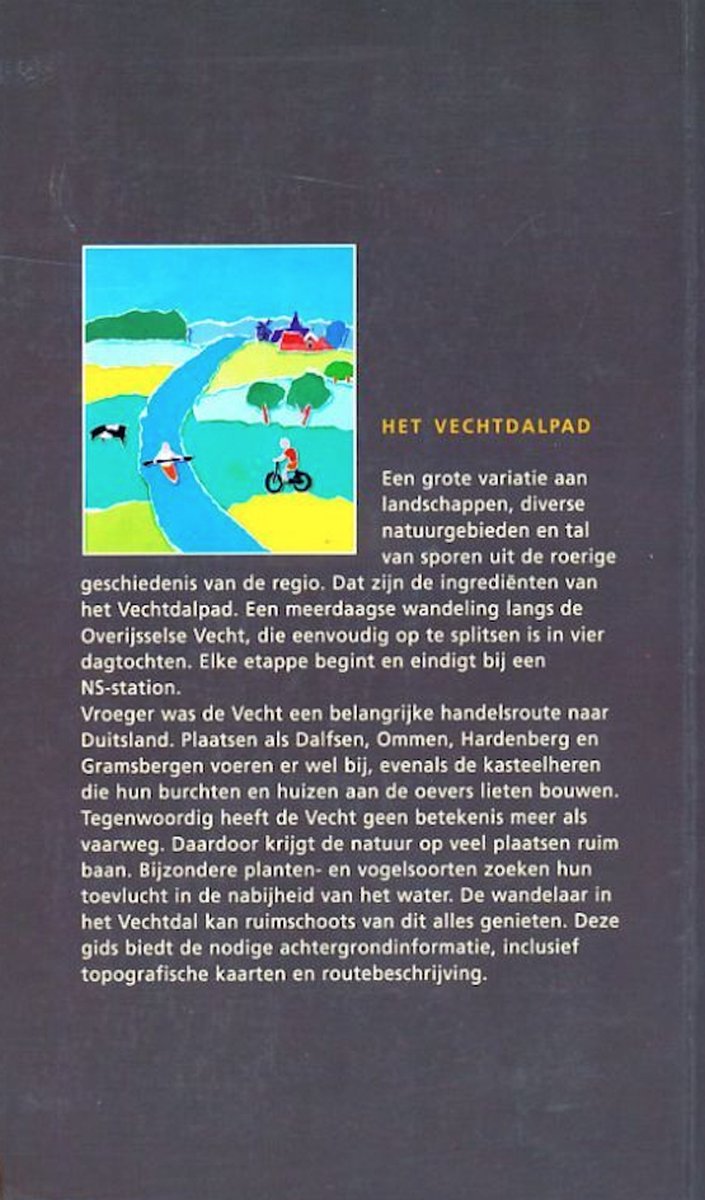 Het Vechtdalpad - Te voet langs de Overijsselse Vecht - back cover